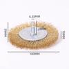 Stainless Steel Stainless Steel Wire Wheel Brush Corrosion Wood Polishing Wire Brush for Drill Paint Removal Rust Removal