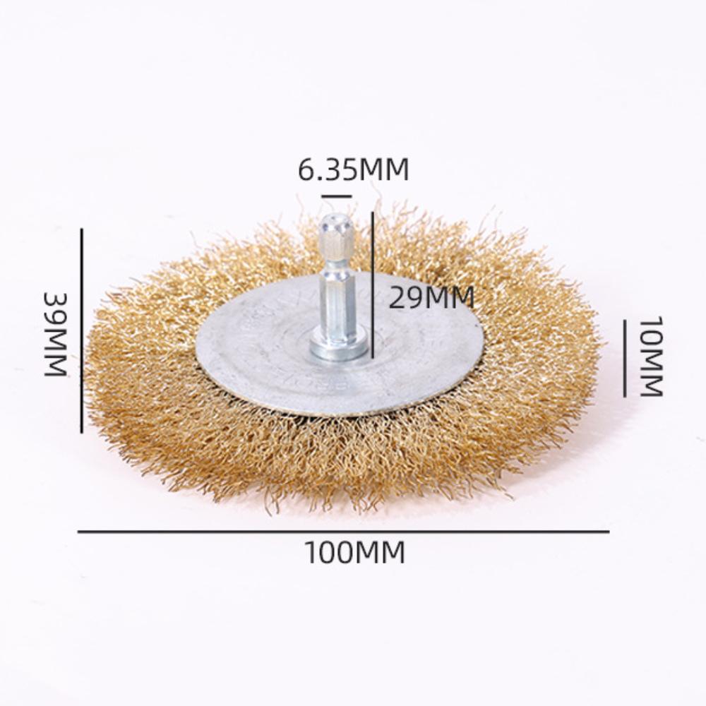 Stainless Steel Stainless Steel Wire Wheel Brush Corrosion Wood Polishing Wire Brush for Drill Paint Removal Rust Removal