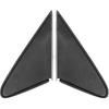 1 Pair Side Rear View Mirror Corner Triangle Trim Compatible for Chevrolet Cruze 2011-2016, Durable Plastic Black Left Right Side Mirror Panel Cover