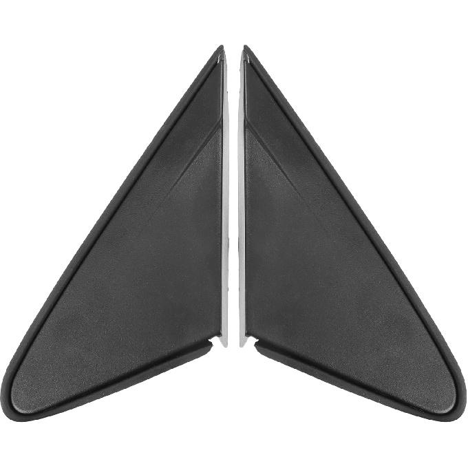 1 Pair Side Rear View Mirror Corner Triangle Trim Compatible for Chevrolet Cruze 2011-2016, Durable Plastic Black Left Right Side Mirror Panel Cover
