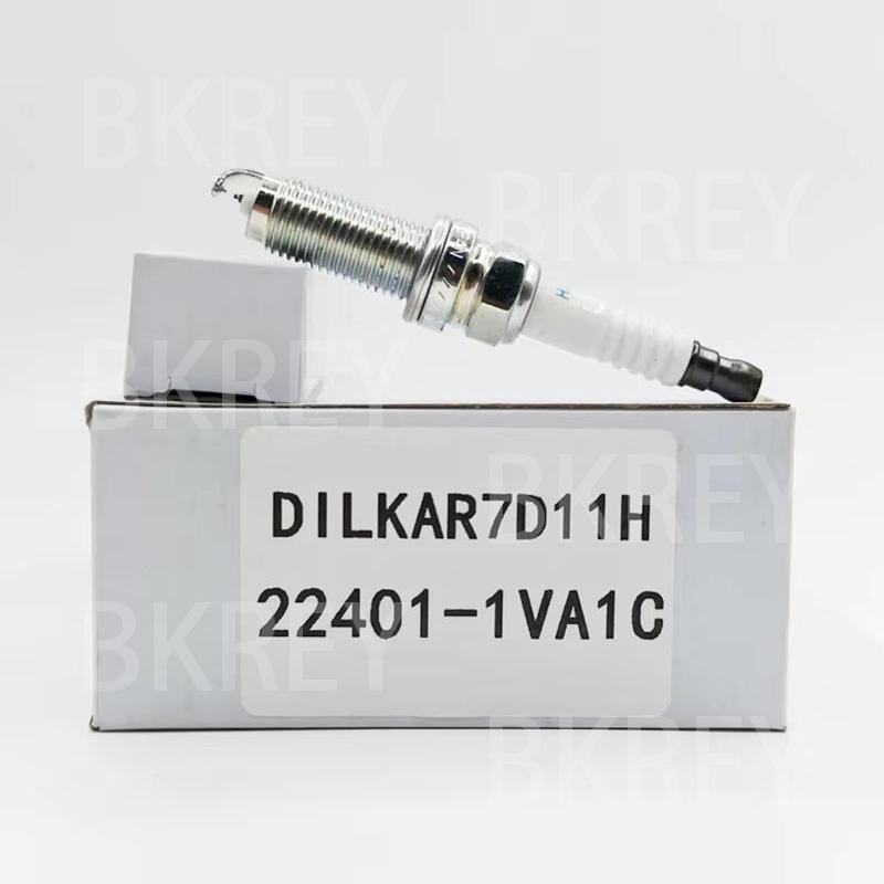 4/20PCS 22401-1VA1C DILKAR7D11H Dual Iridium Spark Plug For Nissan Rogue 2.0L 2017 X-Trail Qashqai 22401 1VA1C DILKAR7D-11H 4pcs