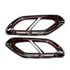 ABS Exhaust Muffler Pipe Tip Tailpipe Cover Trim Covers For Benz GLC Class X254 2023+ GLC260 GLC300