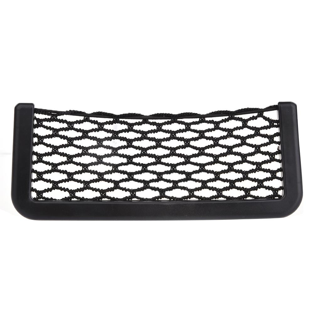 Multifunkční malá taška Úložiště mobilního telefonu do auta Nylonové lano Tkaná síťovaná kapsa Potřeby do auta Úložná taška do auta Pouzdro na malý předmět