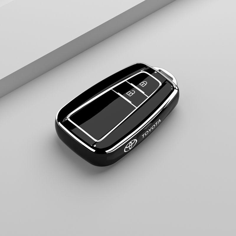 ANG2 New TPU Car Key Case Cover Key Protected Bag Fob Key Shell For Toyota Prius Camry Corolla CHR C-HR TRD Land Cruiser Prado Altis