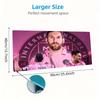 Lionel Messi Print  Cushion Non-slip Laptop Tablet Big Mousepad XXL Mat Mini PC Playmat With Lock edge