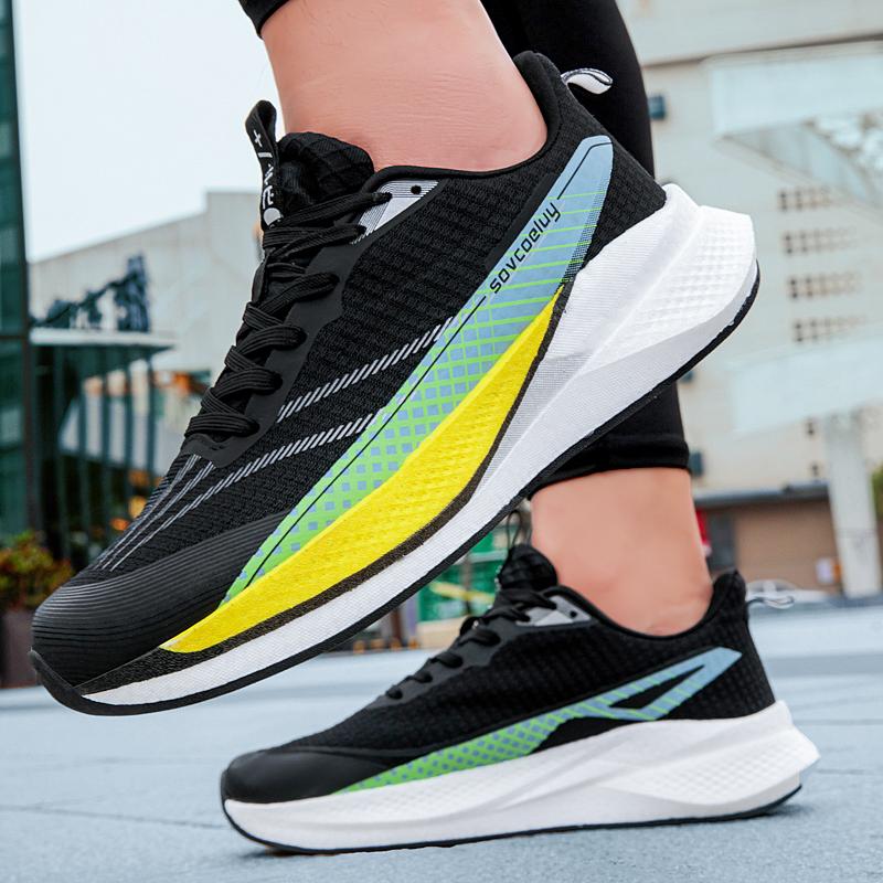 Scarpe da Corsa Speciali da Uomo per Maratona con Piastra in Carbonio Traspiranti Leggere Comode da Donna Atletiche Antiscivolo Ammortizzate Stabili Sneakers