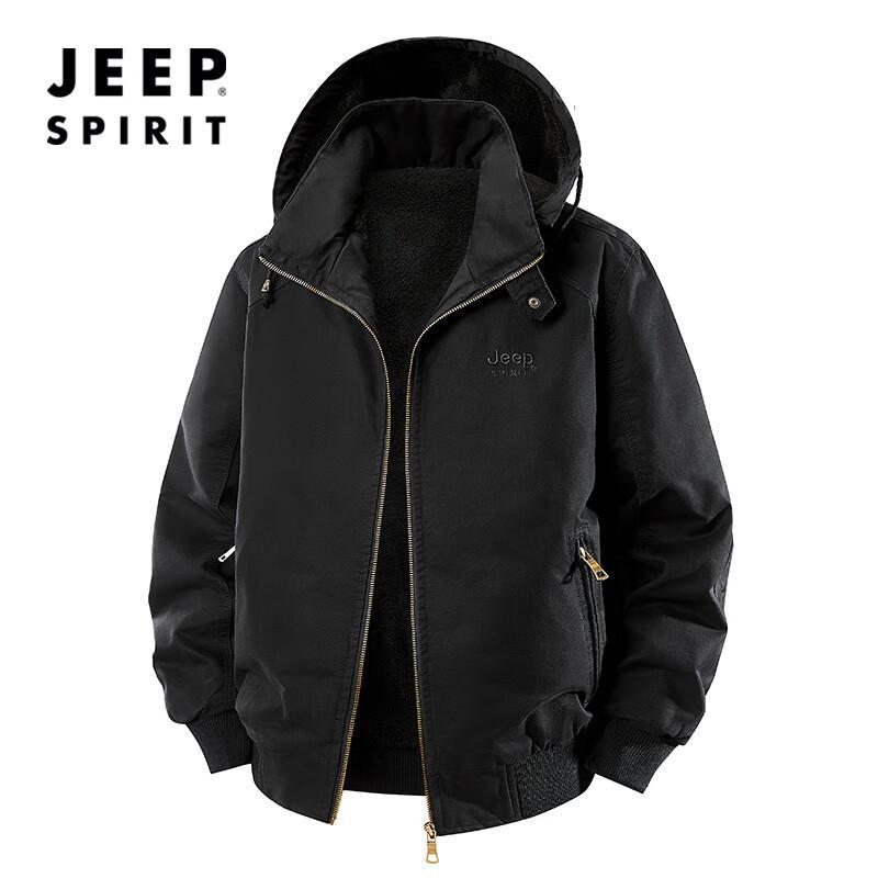 JEEP SPIRIT Men's Washed Padded Cotton Jacket