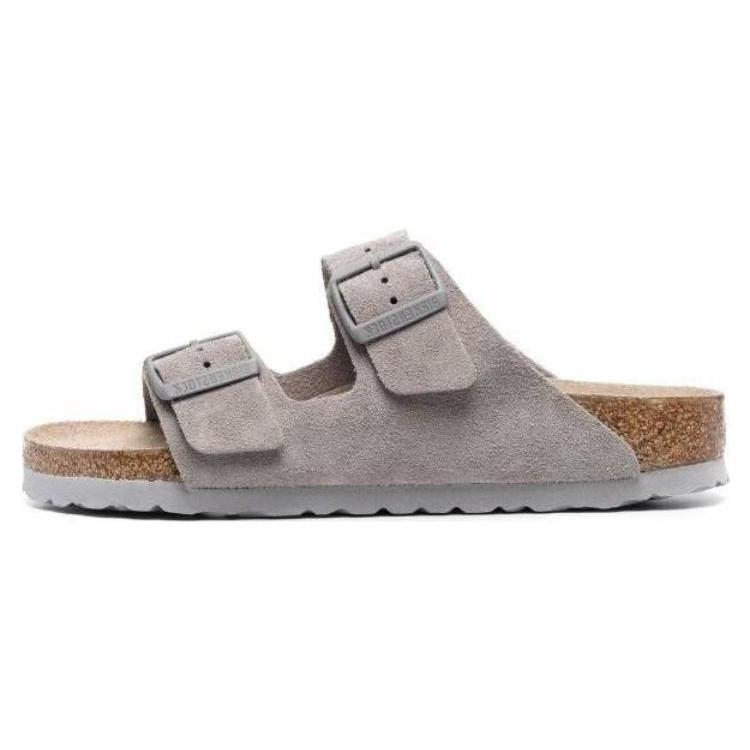 Birkenstock Slide Slippers Unisex Gray 1020557 38
