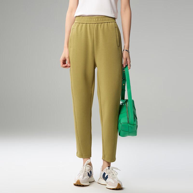 Damen Hochtaillierte Cropped Tapered Hose