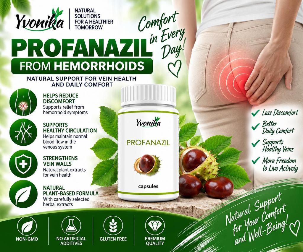 Profanazil – From Hemorrhoids: 30 Capsules