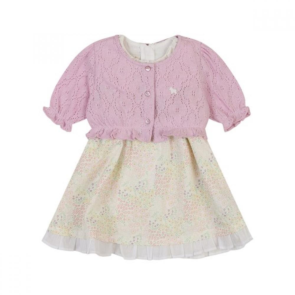 Ettoi Summer New Po Cardigan Ops Set 07t3 24003 PURPLE/12M