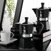Cafetiere italienne - BIALETTI - Moka Express - Tous feux sauf induction - 6 tasses - 300 ml - Noir