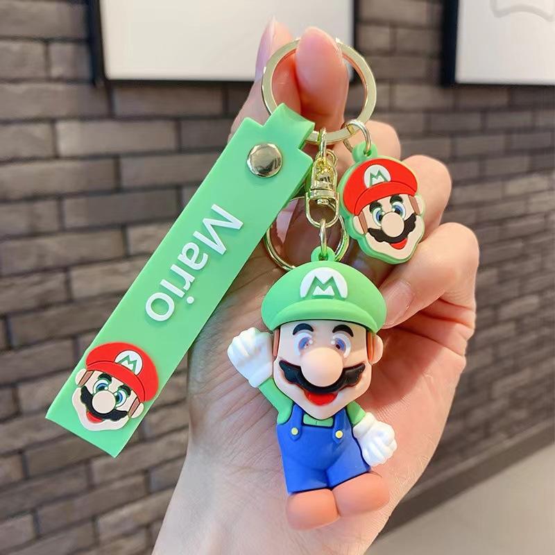 New Creative Mario Doll Keychain Car Pendant Cartoon Internet Celebrity Bag Pendant Small Gift