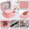 Damen Kulturbeutel Make-up Tasche Große Kapazität Kulturbeutel Wasserdichte Reisetasche 2 Stück Rosa