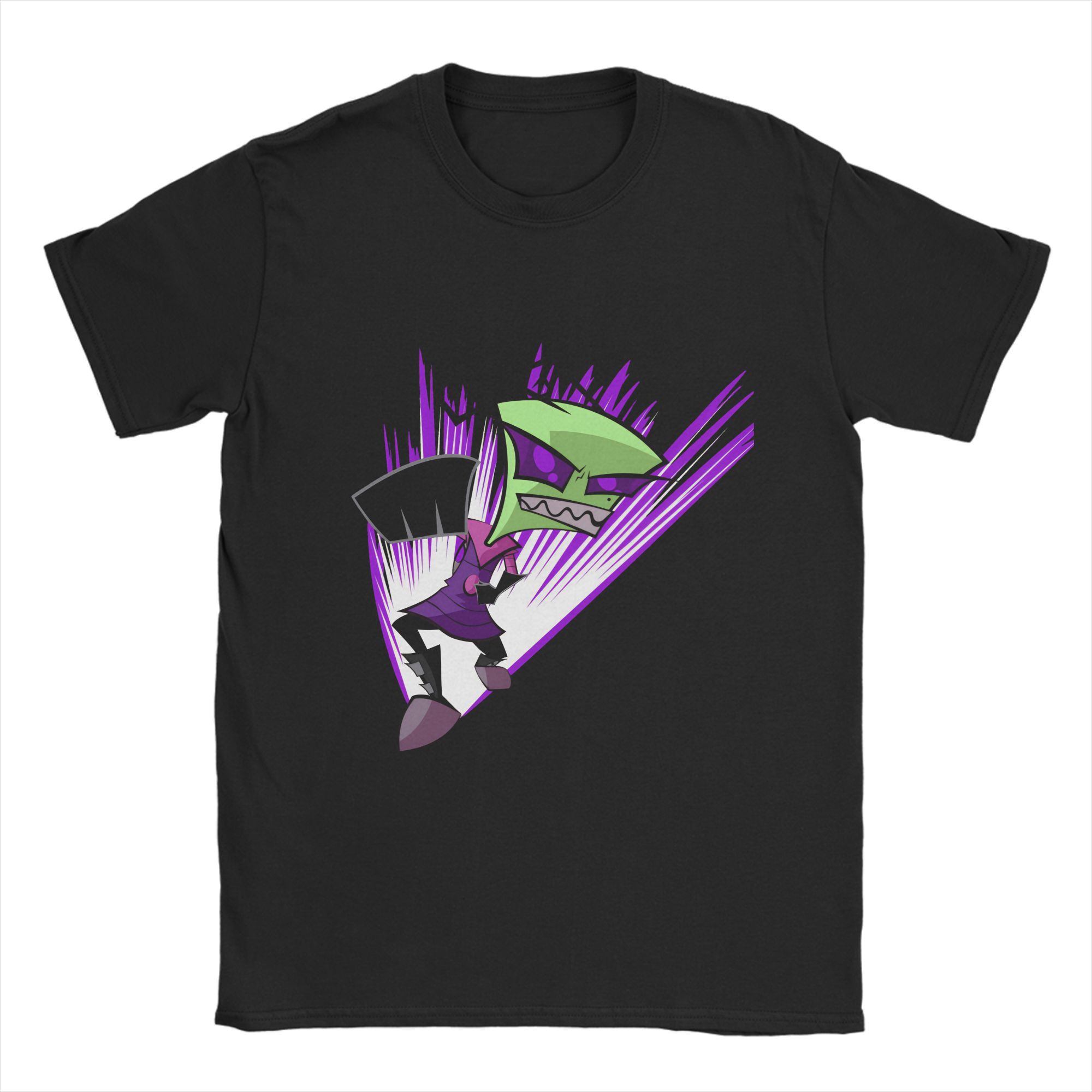 

Oversized T-Shirt Summer Invaders Zims Leisure T Shirts Cotton Tee Shirt for Man Y2K Funny Design Short Sleeve Tees 5XL різнокольоровий