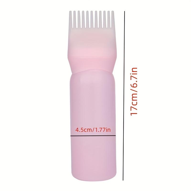 Root Comb Applicator Bottle 120ml Hair Dye Applicator Brush Applicator Bottle For Hair Root Comb Color Applicator Bottle With Graduated Scale