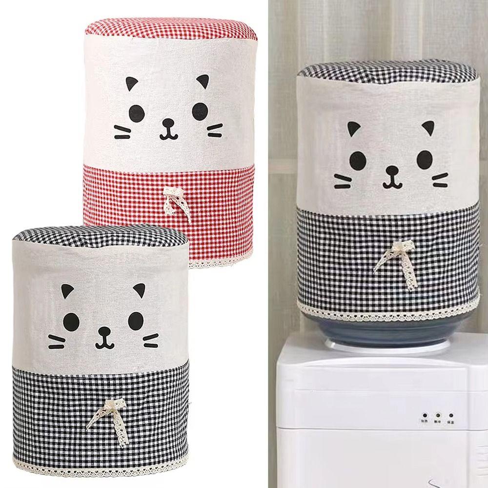 1Pcs Dustproof Bucket Sleeve Cat Pattern Barrel Dust Cover Durable Water Dispenser Cover