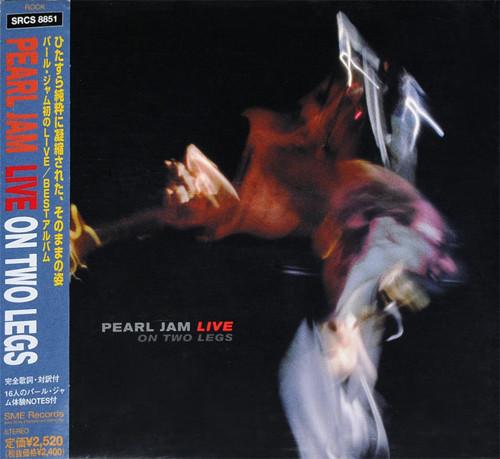 CD PEARL JAM Live On Two Legs SRCS8851 SME Records 1998 Япония Рок Б/у