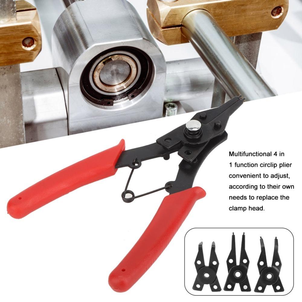 2Pcs Set 45 90 180 Degree Angled Jaws Retaining Ring Pliers C-Clip Removal Tool Automotive Repair