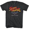 Street Fighter - Mens Start Screen T-Shirt, Small, Black Heather