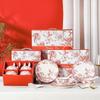 MUTTI Keramisch Rode Roos Servies Set
