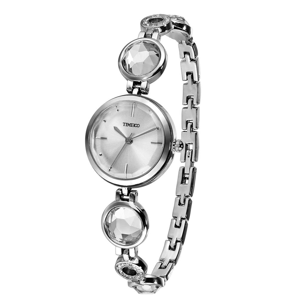 TIME100 Watches for Waterproof Slim with Second Junior High School Watch for Silver Women, Watches, Battery-Powered, Wristwatches, Watches, Hand,