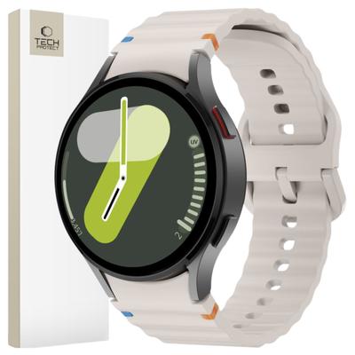 Tech-Protect Silikon Sport Samsung Galaxy Watch 4 / 5 / 5 Pro / 6 / 7 / Fe Starlight