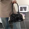 Premium underarm bag women's new 2025 niche bow baguette bag fashion cross mirror shoulder bag
