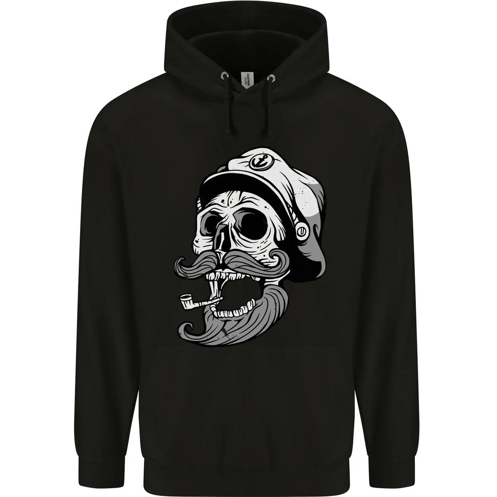 Old Sailor Skull Sailing Captain Hoodie