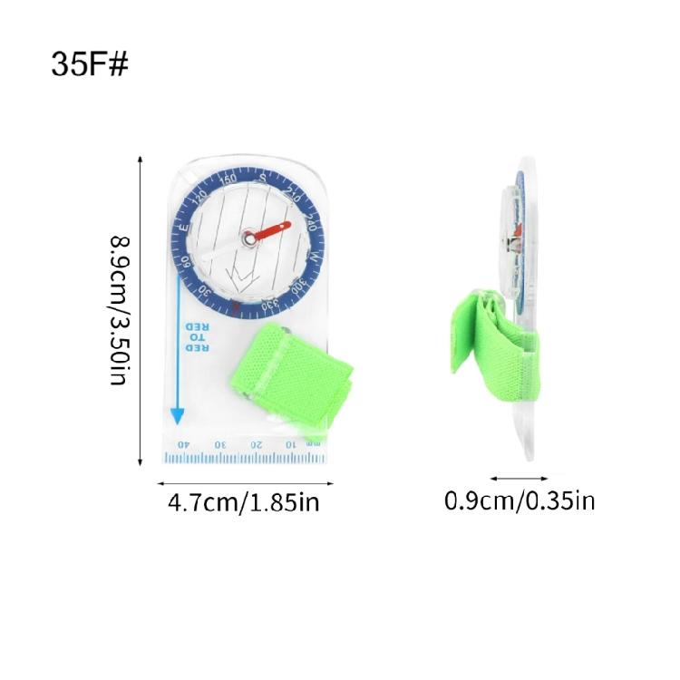 Baseplate Map Compasses with Scale Ruler Accurate Orienteering Compasses for Backpacking, Camping, Survival Navigation