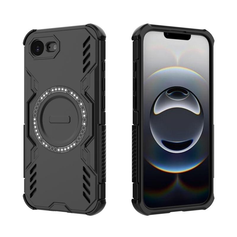 Pro iPhone 16e Kryt pouzdra na telefon iPhone 16e Capas Nárazuvzdorný Prstencová magnetická adsorpce Bezdrátové nabíjení Zadní kryty iPhone 16e