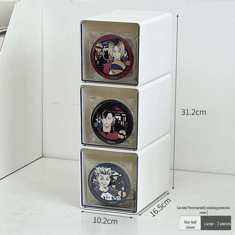 Baji 75mm Acrylic Drawer-Style Storage Box – Transparent, Moisture-Proof, Large Capacity