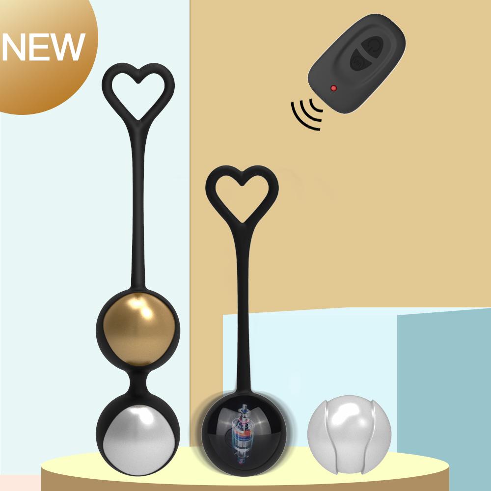 Kegel Balls Vibrator Geisha Ball Wireless Vibrating Egg Sex Toys For Women Ben Wa Weight Ball Tighten Exercise Vaginal Balls