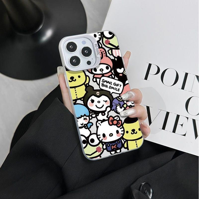 Explosive TEMU/Xiyin/TikTok Sanlio TK cat Hello Kitty for Apple 16 mobile phone case