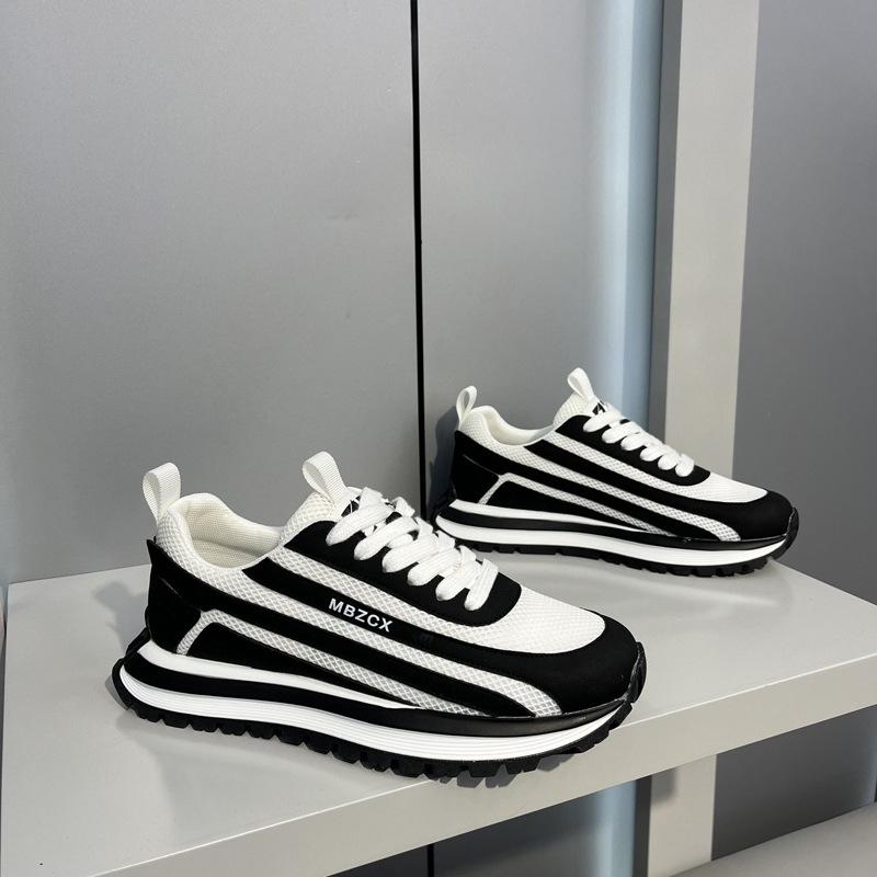 

Men s shoes 2025 summer new casual shoes platform non-slip wear-resistant sports shoes men s fashion versatile dad shoes 39