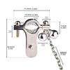 QKKQ Stainless Steel Animal Teeth Nipple Clamps With Adjustable Chain Breast Restraints Female Masturbation Sex Toys BDSM Slave
