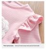 Elastisches Baumwoll-Langarm-T-Shirt für Mädchen - Stilvoll, im koreanischen Stil, vielseitige Frühjahrs-/Herbstbekleidung