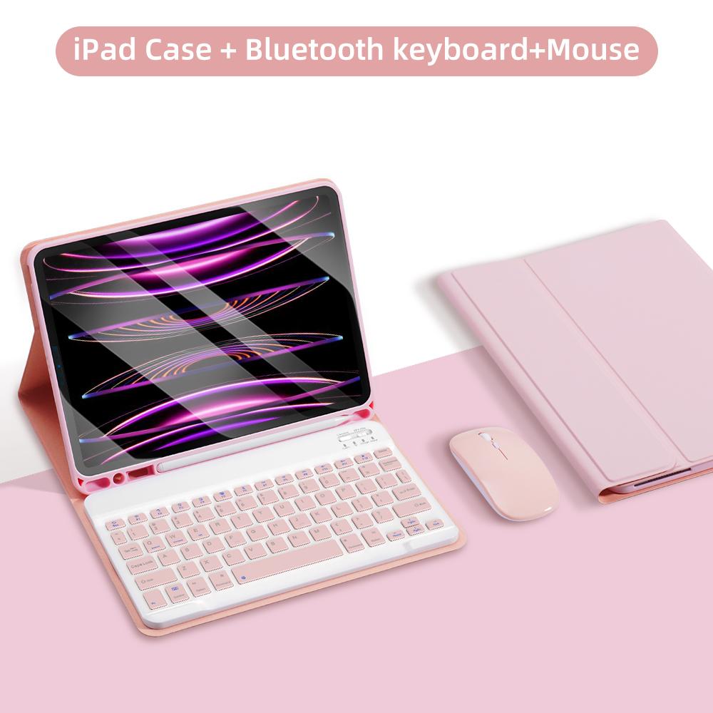 For iPad Keyboard Case For iPad iPad Air 11in 13in M2 M3 Pro 11in 13in M4 Pro 11 12.9 10.2 9/8/7th 10/11th 9.7 Air 3 2 Case