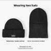 Knitted Winter Mens Hat With Windproof And Thermal Features For Cold Weather Wear