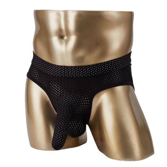 Slip mit Ausbuchtung Leichte Nylon Herren Sexy Trunk Unterwäsche für Flitterwochen