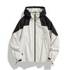 Trendy Spring & Fall Splash-Proof Hooded Jacket for Couples - Street Style Outdoor Casual Wear