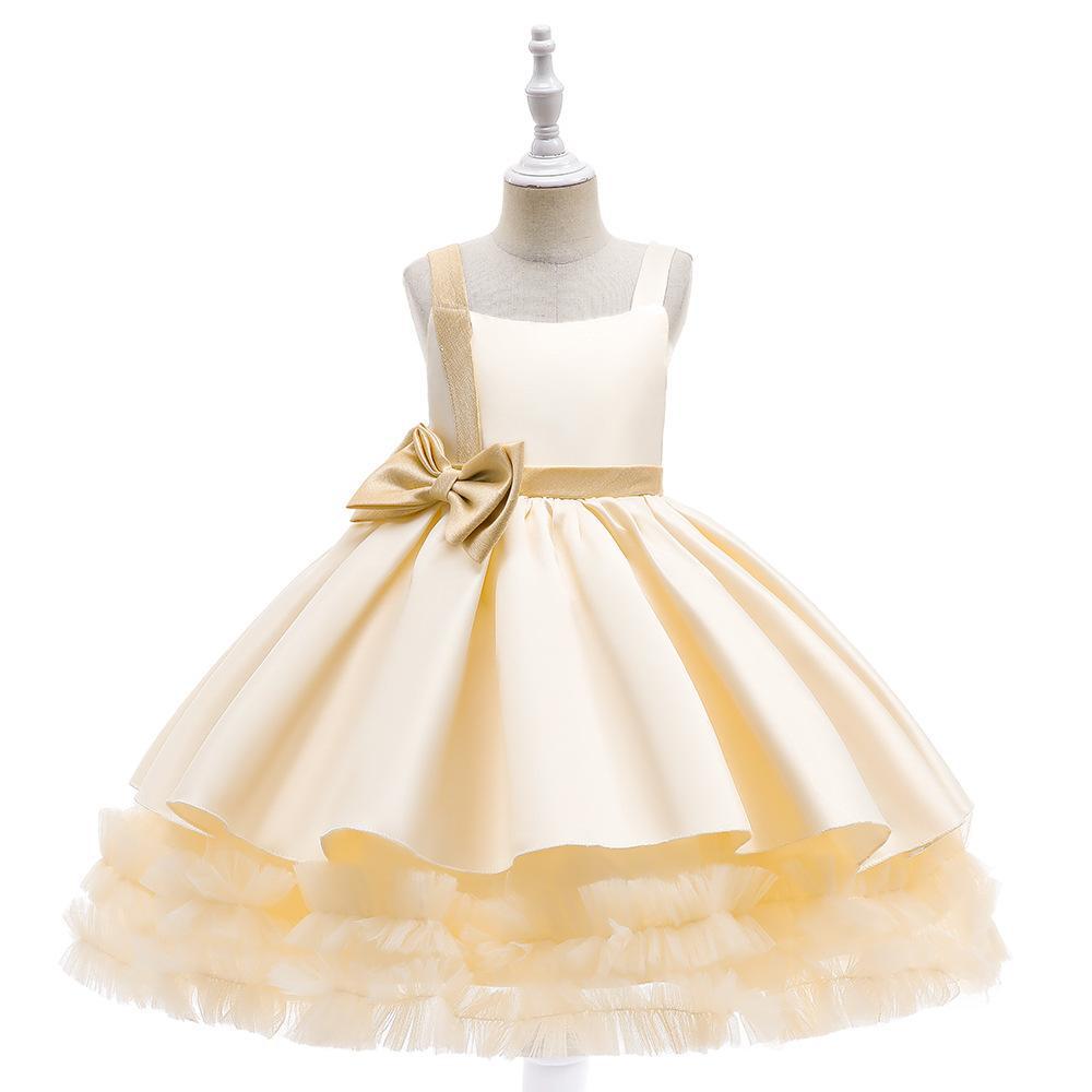 Girl Tutu Flower Dress For Girls Winter Clothing Children Christmas Birthday Party Princess Gown Dresses Kids Bead Tutu Costume