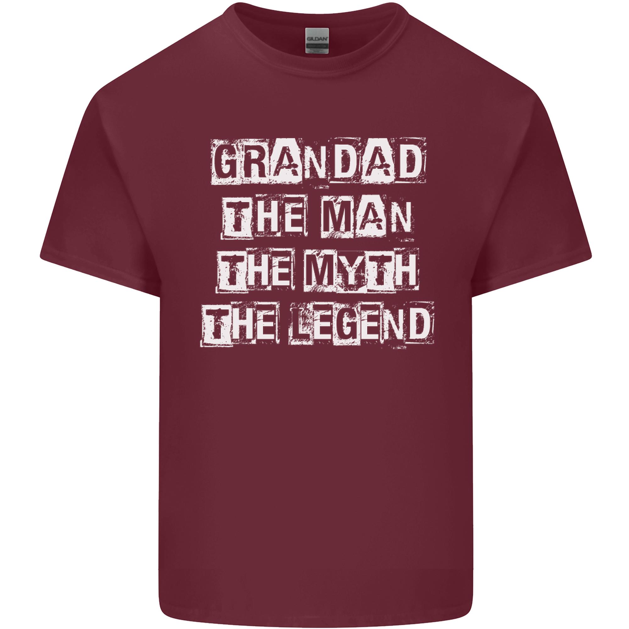 Grandad the Unisex Myth Legend Funny Unisexs Light Cotton TShirt S