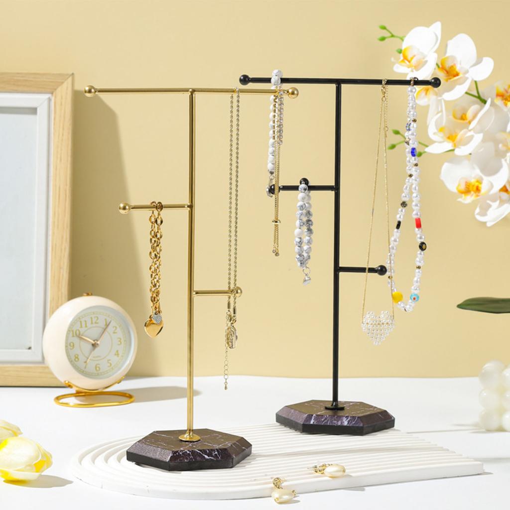 Fashionable Jewelry Storage Rack Display Stand for Earrings Rings Accessories Space Saving Necklace Bracelet Rack