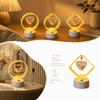 Neat Workmanship Warm Glow Desktop Decor Lamp Creative Holiday Present Bedroom Ambient Lighting