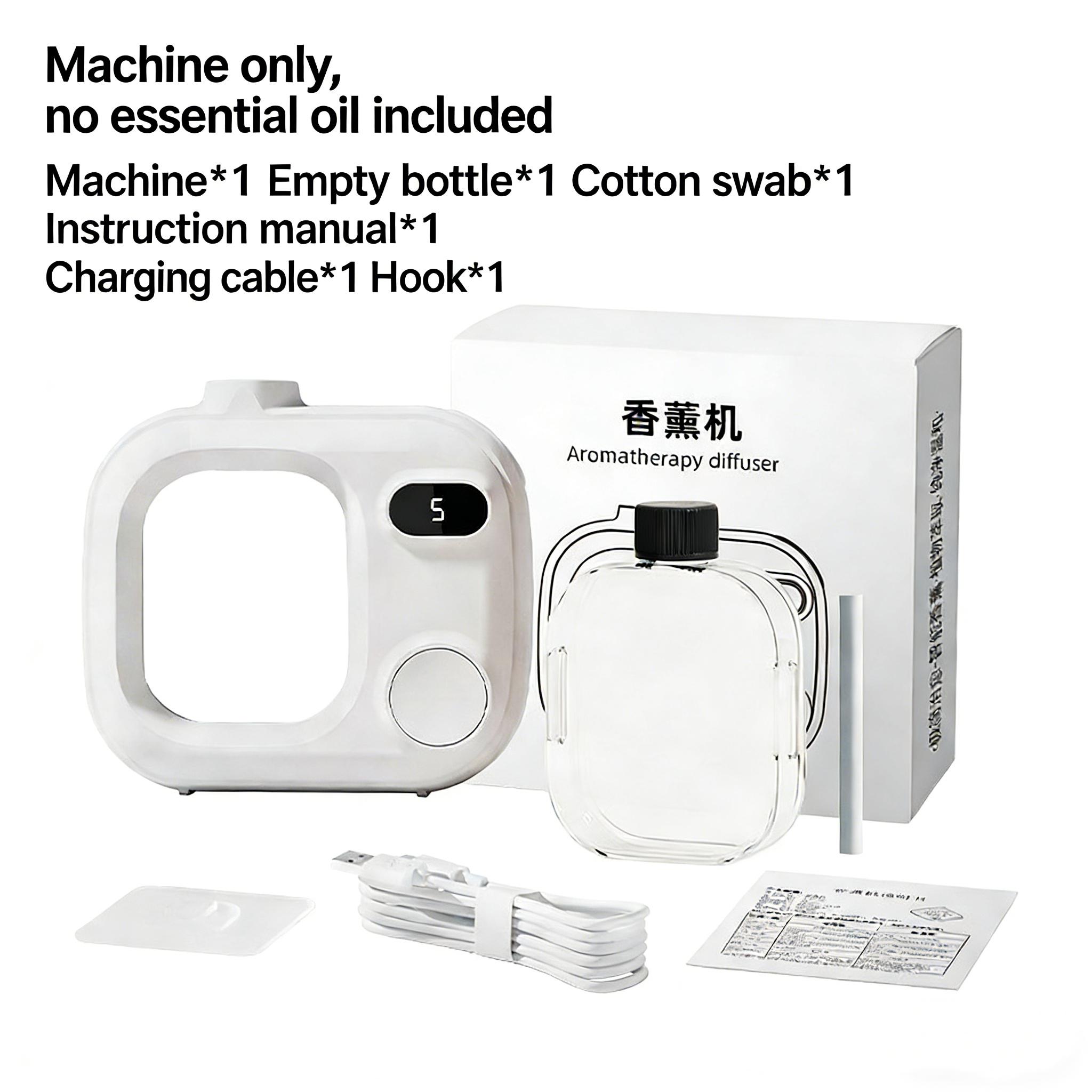 

Smart Aroma Diffuser Humidifier Suitable for Essential Oil Perfumes USB Rechargeable 5 Level Adjustable Timer Indoor Freshener