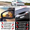 EFG1 Car Door Anti Scratch Auto Door Handle Protector Decals Wiper Stickers For VW Passat Jetta Golf 4 7 Touran MK 3 4 7 Polo Tiguan