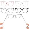 1PC New Women Men Oversized Anti Blue Light Glasses Transparent Frame Motorcycle Goggles Fashion Eyeglasses Anti Radiation Glass