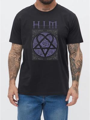 T-shirt rock HIM noir