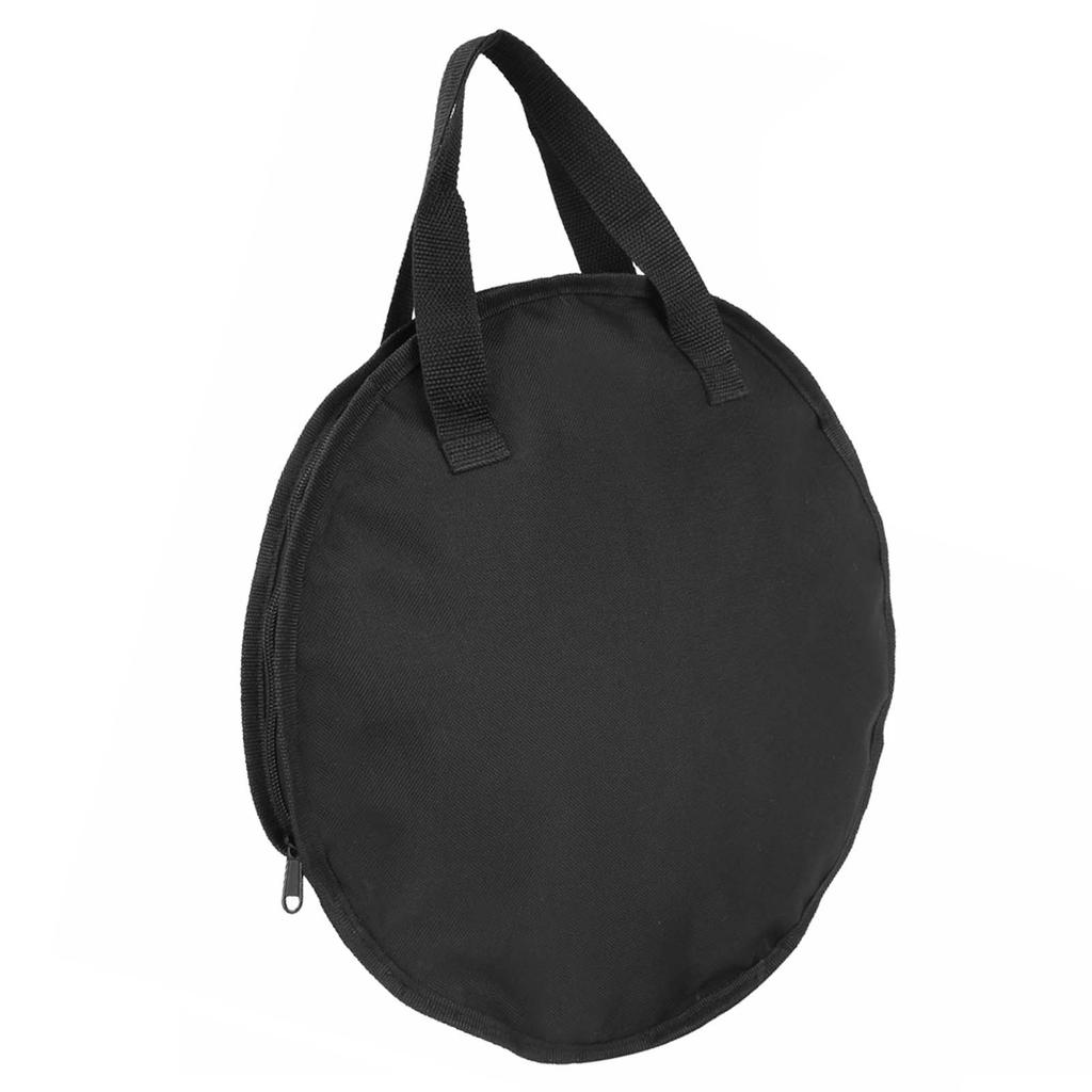 Tragbare 14-Zoll Übungspad-Tasche für Schlagzeug-Dämpfer, Schwarzes Oxford-Gewebe, Tragetasche, Koffer